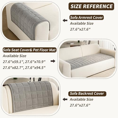 Couch Covers for Dogs, Non Slip Washable Pet Couch Covers for Sofa - Image 3