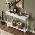 45" Narrow Entryway Table with Storage Shelf, 5 Min Assembly by Unknown