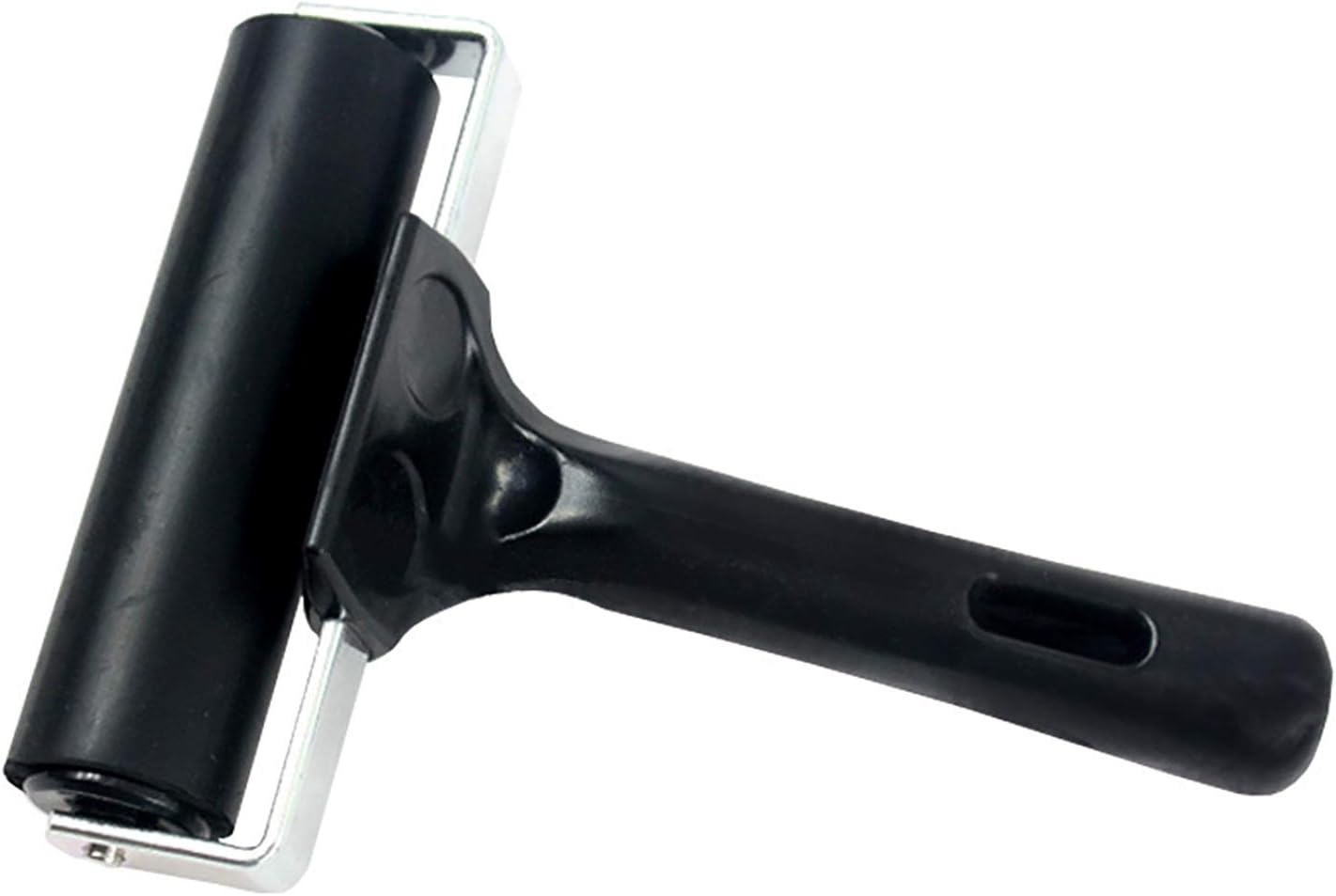 Yesland 4 Pcs Brayer Roller, Black Rubber Roller for Printmaking Wallpapers Stamping Gluing Application - 3-7/8 & 2-3/8 Inches (Pack of 2)