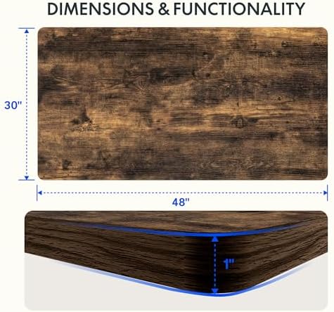 FLEXISPOT 48"x30" Whole Piece Desk Top - Image 2