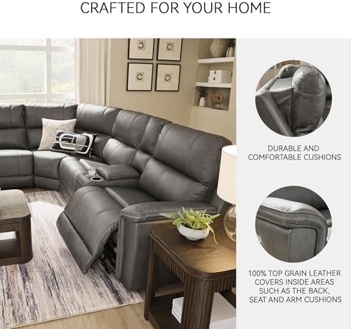 Signature Design by Ashley Power Reclining Loveseat - Image 5