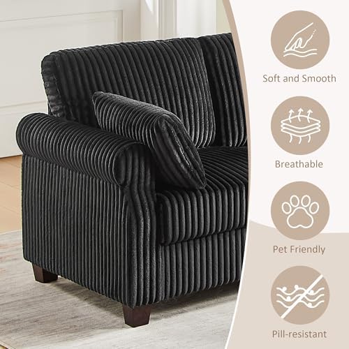 90.6" V-Shaped Sectional Sofa - Image 5