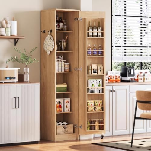 IRONCK Narrow Kitchen Pantry Cabinet, Slim by IRONCK
