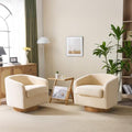 VINGLI 360°Swivel Accent Chairs Set of 2 by VINGLI