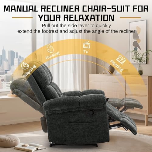 Korser Recliner Chair, Living Room Recliner Chairs - Image 3