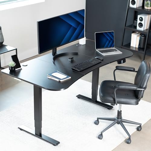 VIVO Black 63 x 32 inch Table Top, DESK-TOP1B - Image 2