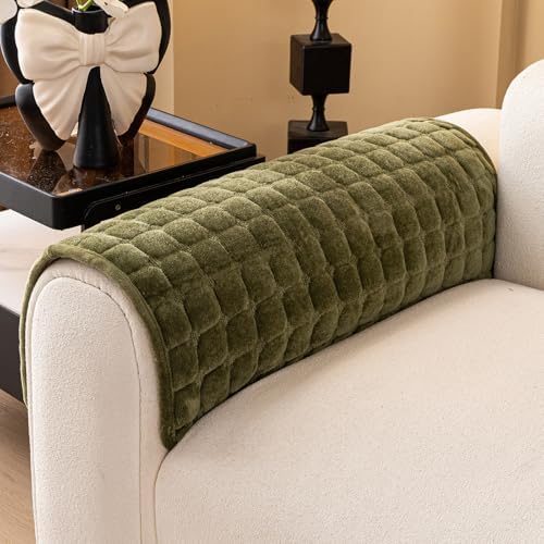 Sectional Velvet Couch Covers for 1 Seat, 27.6"x27.6" by MDSASFD