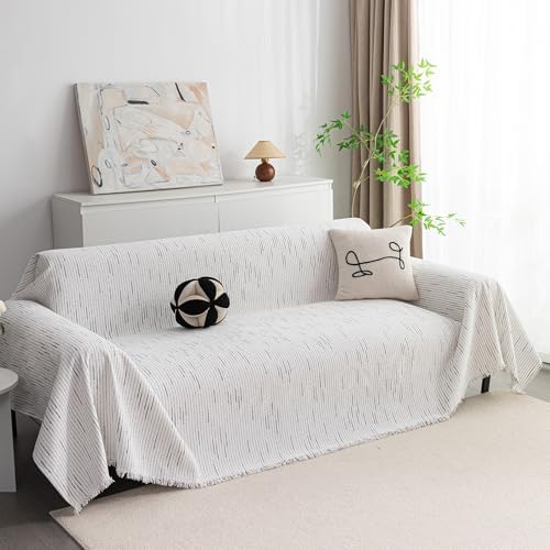 MYSKY HOME Couch Covers for 2 Cushion Couch Sofa, Chenille L Shape Sectional - Image 2