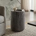 24/7 Shop at Home Ranera Modern 14-inch Natural Stone-Like Side Table by 247SHOPATHOME