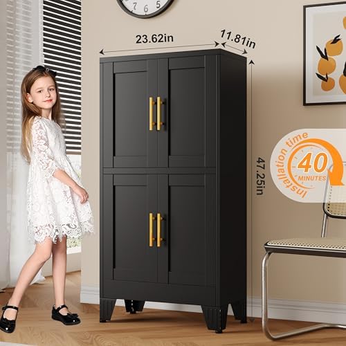 GAIOUS 47.25" Metal Storage Cabinet - Image 3