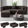 MONVANE 103" L-Shaped Modular Sectional Sofa by MONVANE
