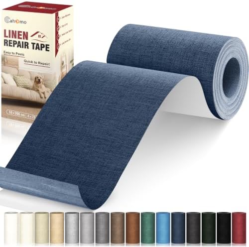 Cahomo Linen Repair Tape 4x79 inch, Self Adhesive Linen Fabric Tape, Linen by Cahomo