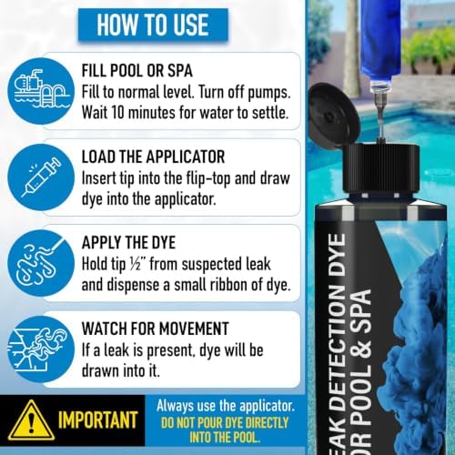Pool Leak Detection Dye Kit for Inground Above Ground Pools Spa & Hot Tub - Image 5