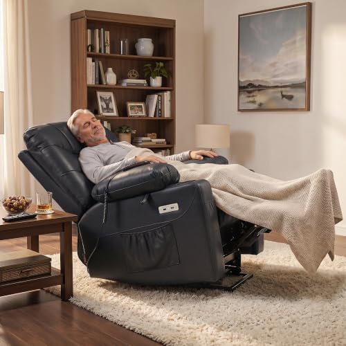 MCombo Power Lift Recliner for Elderly, Faux Leather 7287 - Image 4