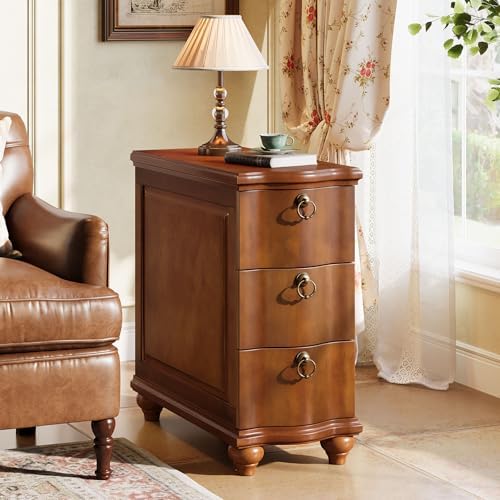 Tribesigns Wood End Table Set of 2, Fully Assembled Nightstand - Image 4