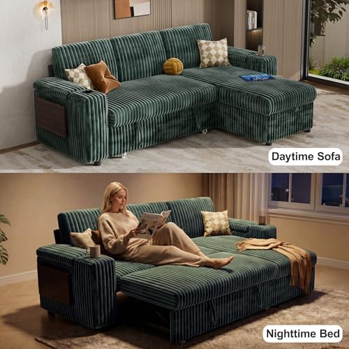 WEUP 86" Modular Sectional Sleeper Sofa - Image 4