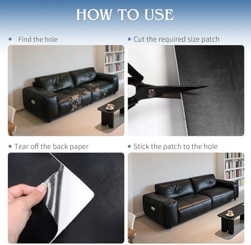 BSZHTECH Self Adhesive Leather Repair Patch Tape - Image 5
