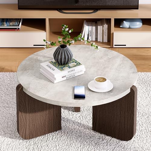 SUNBURY Modern Round Coffee Table by SUNBURY