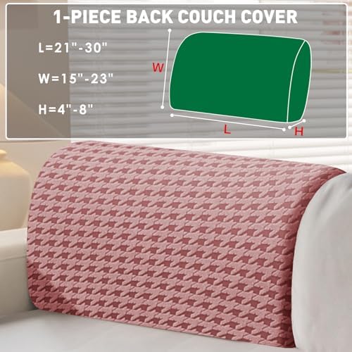 MAXIJIN Couch Cushion Covers for Sectional Sofa, Stretch Sofa Cushion Cover - Image 2