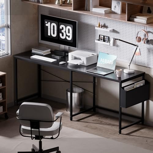 Pamray 47 Inch Reversible L Shaped Gaming Desk Corner Computer Desk - Image 5