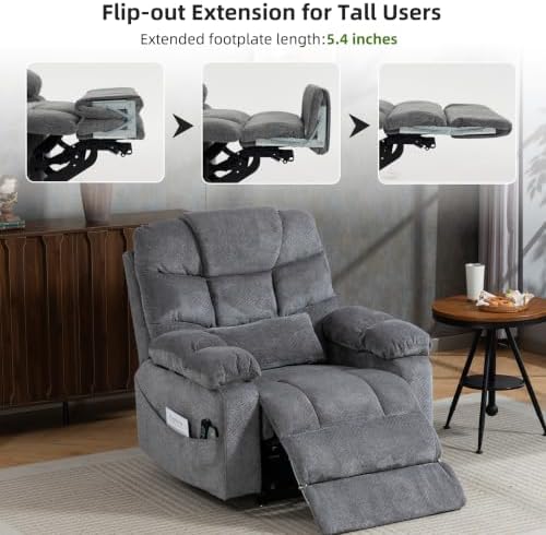 500lbs Heavy Duty Power Lift Recliner - Image 4