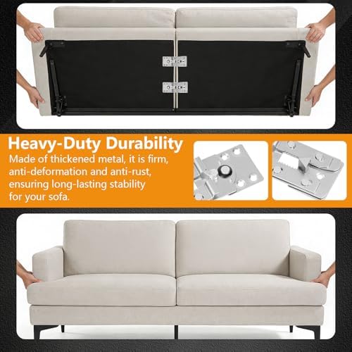 Sectional Couch Connectors, Heavy Duty Interlocking Alligator Sofa Clamps - Image 5