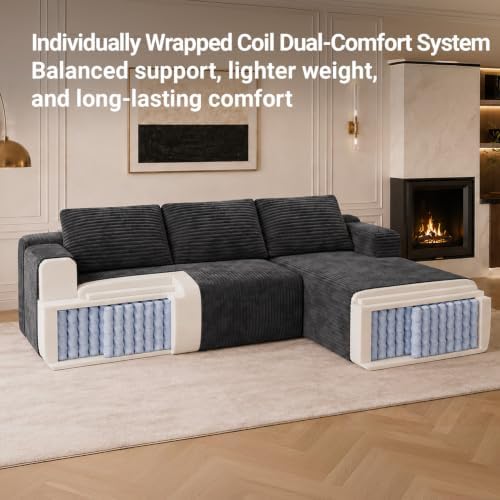 Avenco Modular Sectional Sofa, Boneless Couches - Image 4