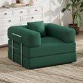 Single Couch Sofa for Small Spaces, 2-in-1 Single Boneless Sofa by BSHOMGI