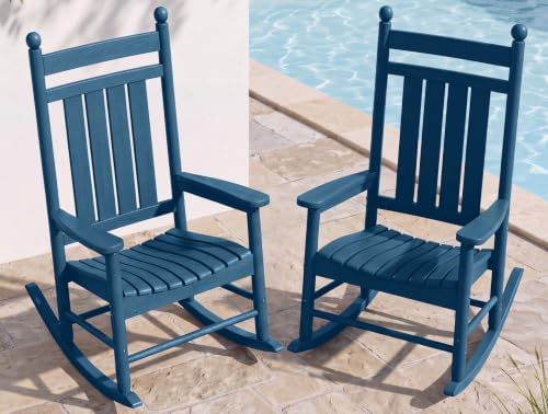 SERWALL Comfortable Outdoor Rocking Chairs Set of 2 by SERWALL