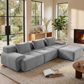 GRUSIGN 108'' Modular Boneless Sofa, Sectional Couch by GRUSIGN