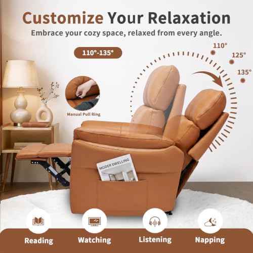 AIRSKY Genuine Leather Recliner Chair - Image 5