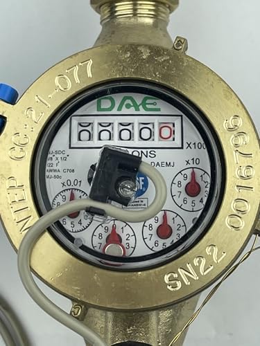 DAE MJ-50c NTEP, NSF61 Non Lead Potable Water Meter, 1/2" NPT Couplings - Image 4