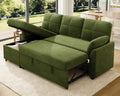 VanAcc Sleeper Sofa with Storage, Sofa Bed with Pull Out Couch by VANACC