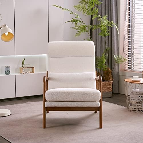 Karl home Accent Chair High Back Mid-Century Modern - Image 3