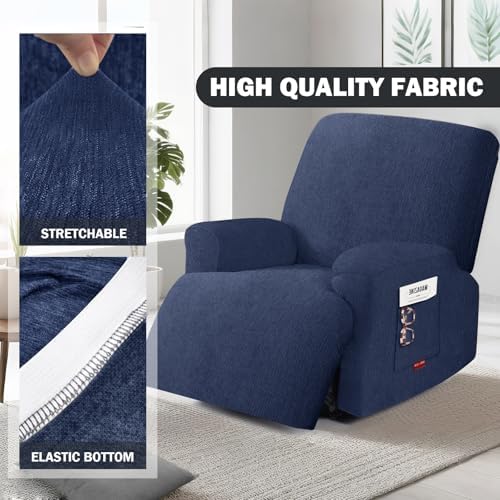Oversized 3 Pieces Stretch Recliner Chair Covers - Image 3