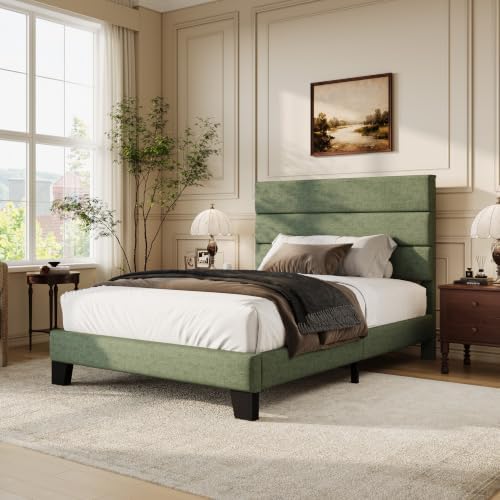 WEEWAY Twin Size Fabric Bed Frame - Image 3