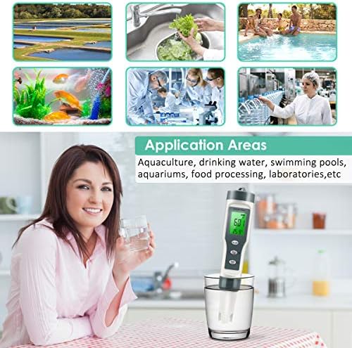 3-in-1 Digital pH Meter, Water Quality Tester - Image 7