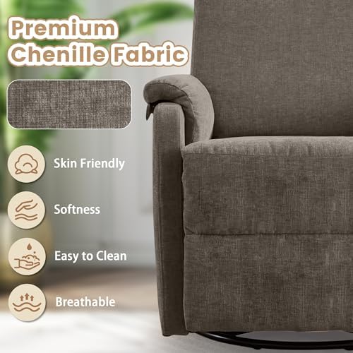 Korser Swivel Rocking Recliner - Image 7