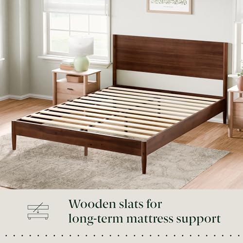 Zinus Allen Mid Century Wood Platform Bed Frame - Image 4