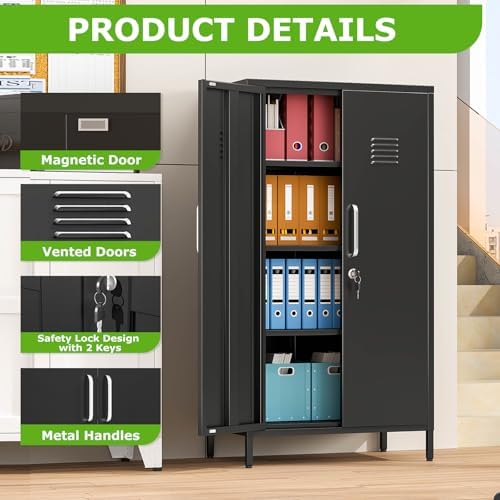 PAOFIN 47" Metal Storage Locker - Image 4