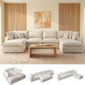 WEUP 170" Oversized Modular Sectional Sofa, Boneless Couch by Unknown