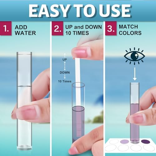 EASYTEST 140Pcs 3-Way Hot Tub, Spa and Pool Test Strips - Image 6