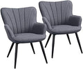 Yaheetech Accent Chairs Set of 2, Upholstered Armchairs by Yaheetech