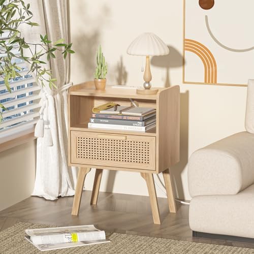 Lerliuo Rattan Nightstands Set of 2 - Image 7