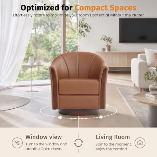 Couchus 2PC Swivel Accent Chair - Image 3