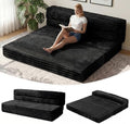 Erament Tri-Fold Futon Sofa Bed, 6 Inch Foldable Floor Couch, High-Density Foam by Unknown