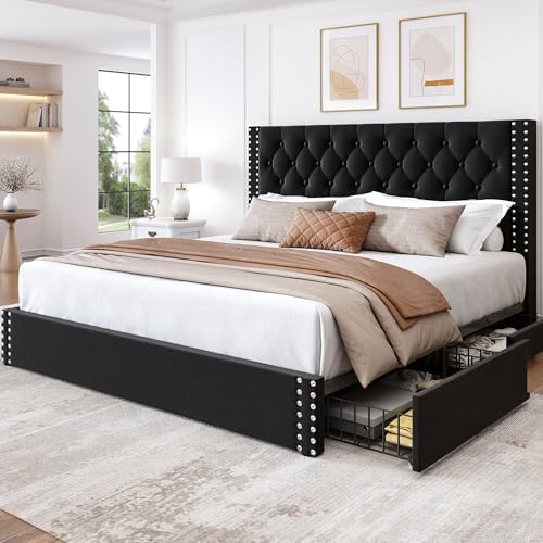 LARMACE Bed Frame King Size by LARMACE