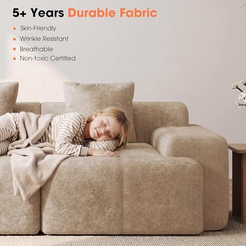 84" Modular Loveseat Couch - Image 6