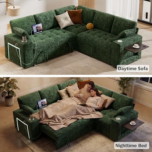 Vipbear 86" Modular Sectional Sleeper Sofa - Image 5