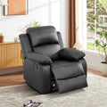Single Recliner Sofa for Adult, Manual Reclining Couch, Living Room Furniture by Snuptor